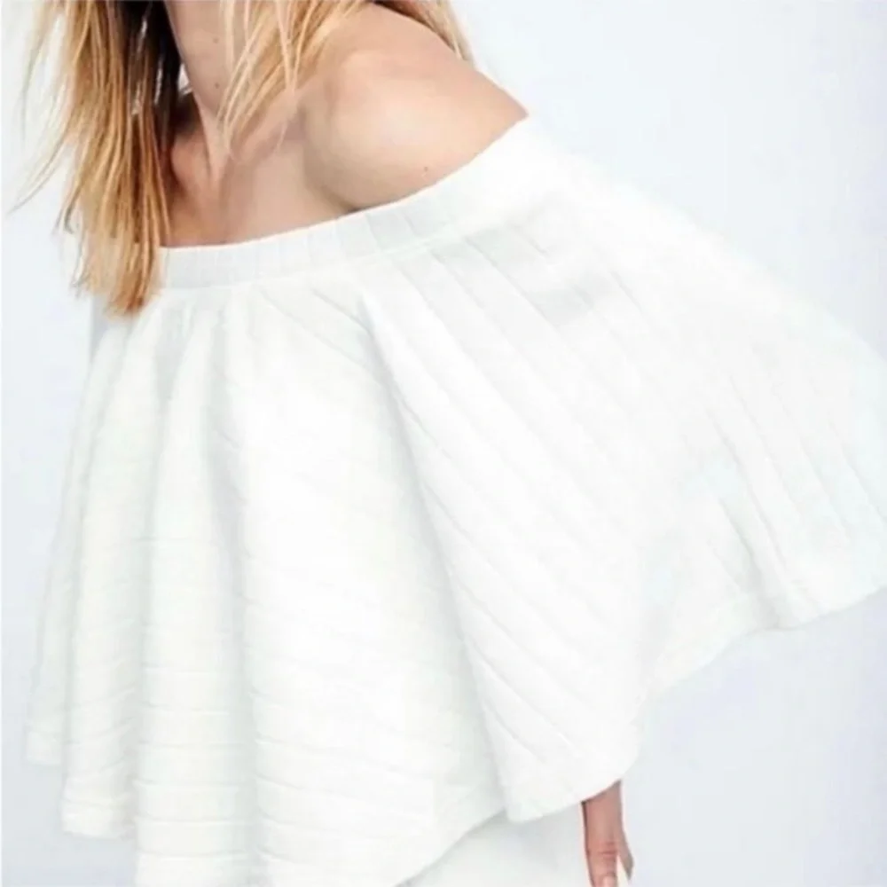 Free People Cream Ivory Tunic